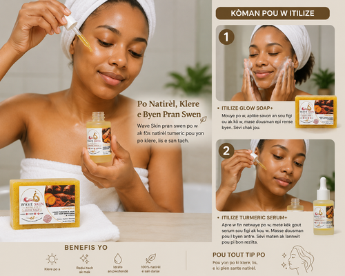 Bundle Tumeric soap and serum